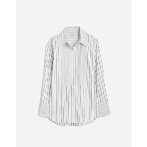 NWT Madewell Tuxedo Button-Up Shirt in Poplin SIze S